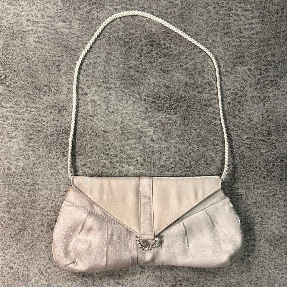 Vintage Gunne Sax Satin Pleated Evening Bag